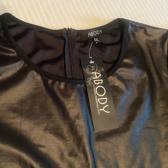 Faux Leather Dress - Picture 3 of 3